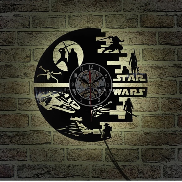 Wall Clock LED Light With Remote Conrol - Picture 1 of 6